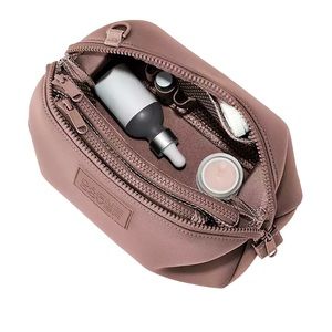 DAGNE DOVER Large Hunter Toiletry Bag in Dune NWT